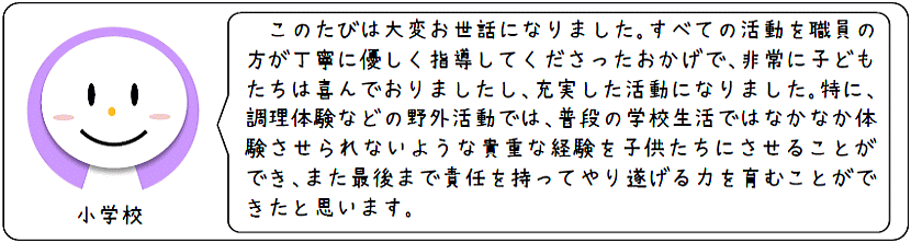 小学校の声